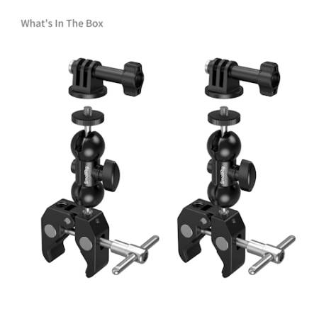 SmallRig 5321 - zestaw klamr Super Clamp z zaciskiem w kształcie kraba_Zawartość zestawu_4
